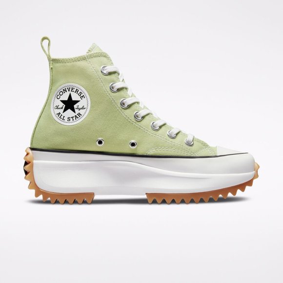 Converse Run Star Hike High Top Sneakers Olive Aura Size EU